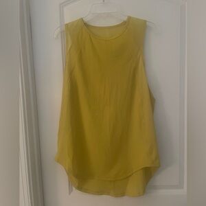 Lululemon Vibrant Yellow Sleeveless Top